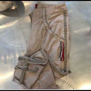 Oilily Khaki Distressed Pants